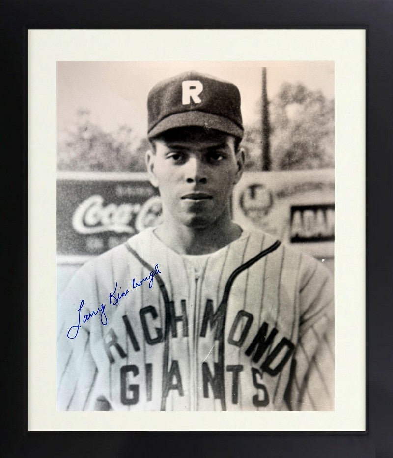 Larry Kimbrough signed Richmond Giants Negro League 8x10 Photo dings Framed-COA
