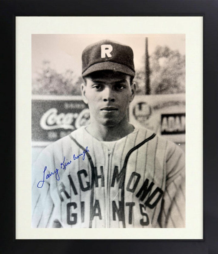 Larry Kimbrough signed Richmond Giants Negro League 8x10 Photo dings Framed-COA