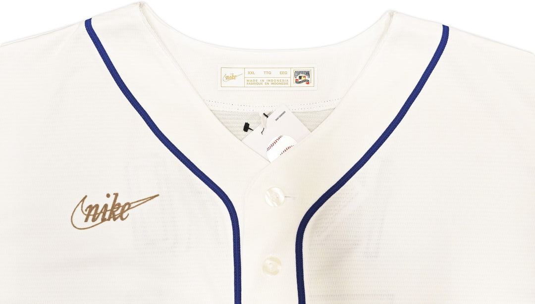 Mariners Ichiro Suzuki Auto White Nike Cooperstown Collect Jersey 2X HOF 25 BAS