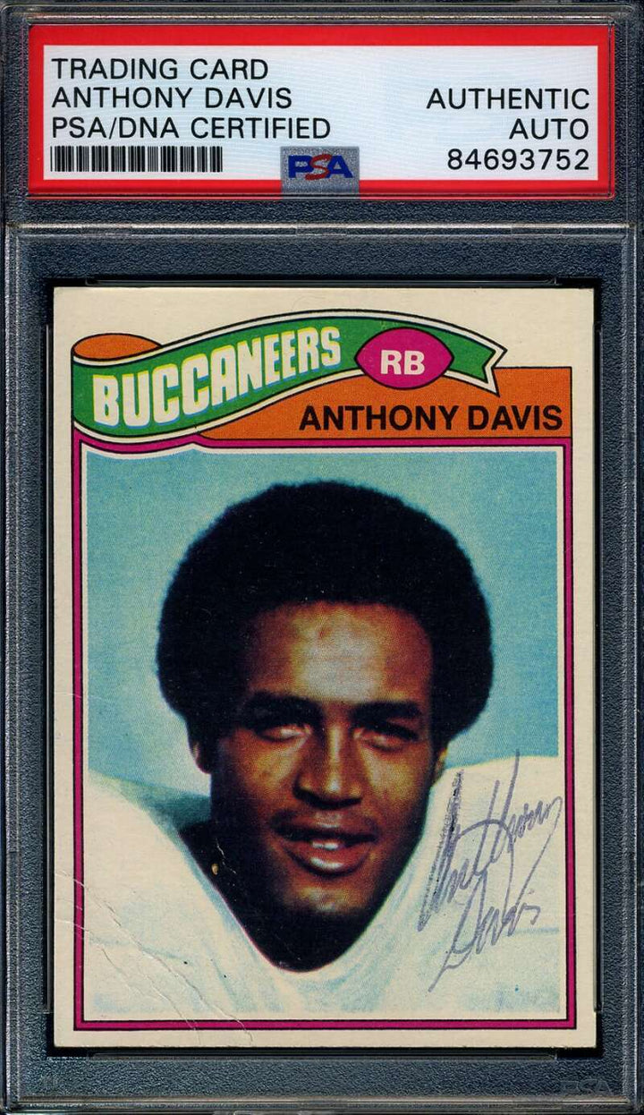 Anthony Davis PSA DNA Signed 1977 Topps Rookie Autograph