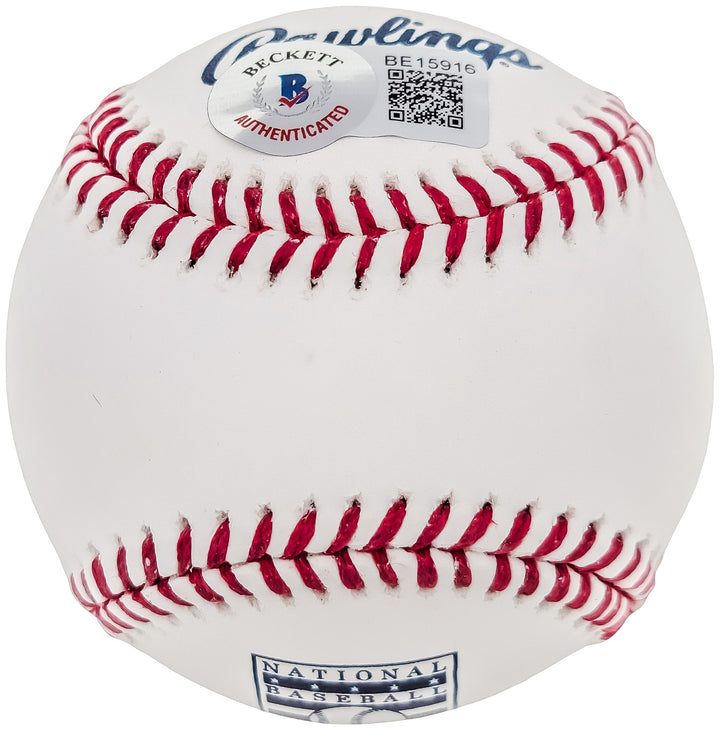 Vladimir Guerrero Sr. Signed Official HOF Logo Baseball Montreal Expos Beckett