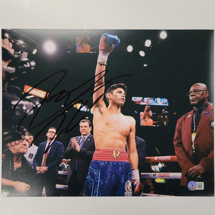 Ryan Garcia "22-0" signed 11x14 Photo #3 Boxing autograph ~ Beckett BAS Holo
