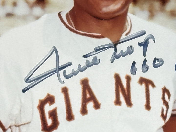 Mickey Mantle Willie Mays Killebrew Signed 11x14 Framed Photo HR  Auto HOF  COA