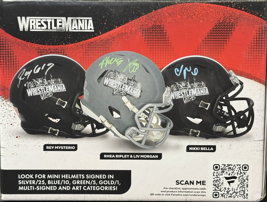 Nikki Bella Signed Riddell Wrestlemania 42 Mini Helmet LE /25 Auto Fanatics COA