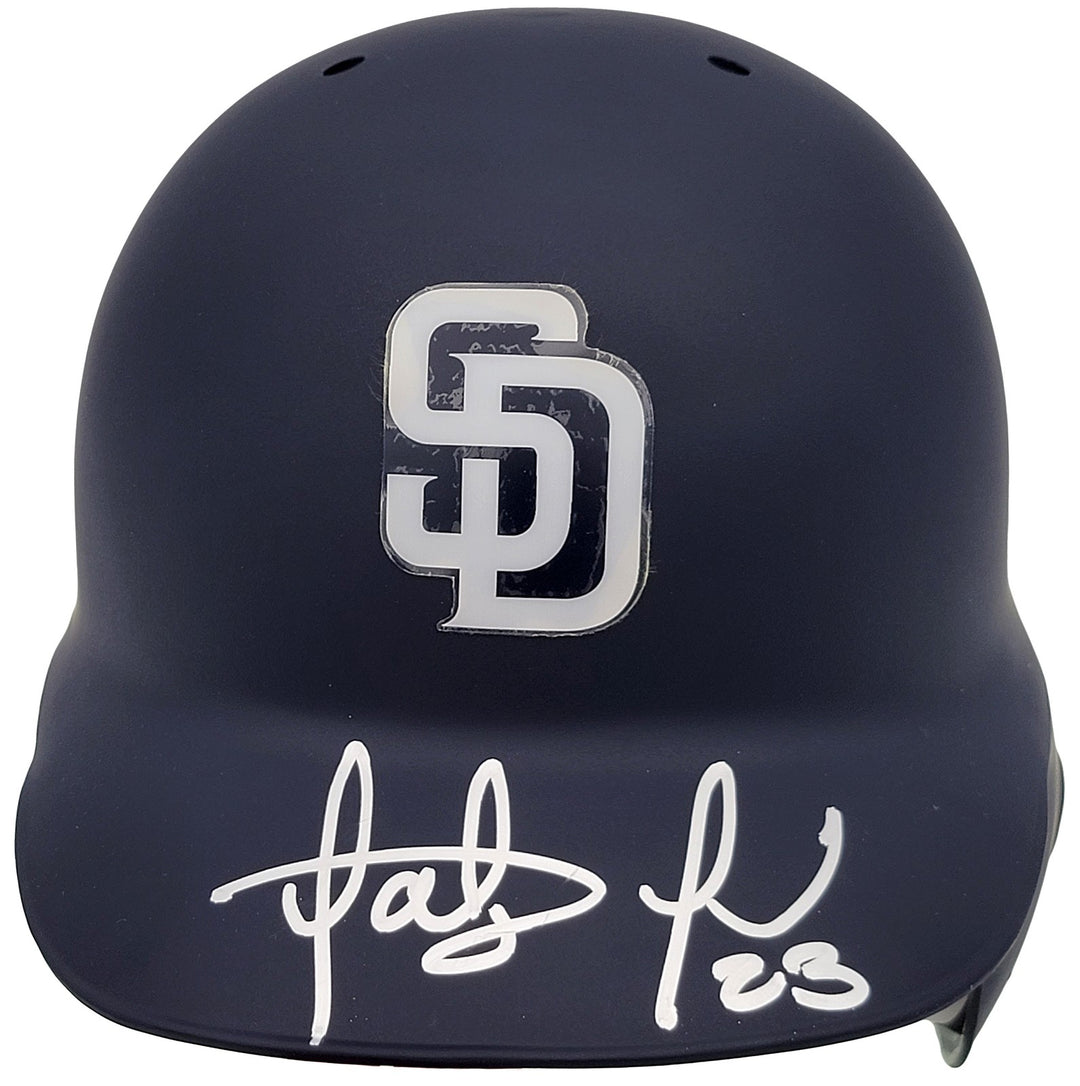 Fernando Tatis Jr Auto Padres Flat Matte Blue On Field AUTH Batting Helmet JSA