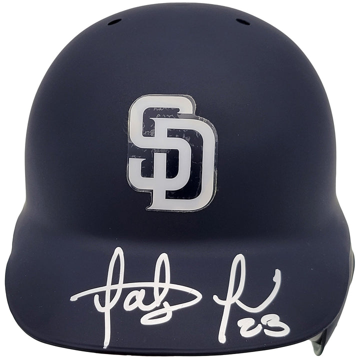 Fernando Tatis Jr Auto Padres Flat Matte Blue On Field AUTH Batting Helmet JSA