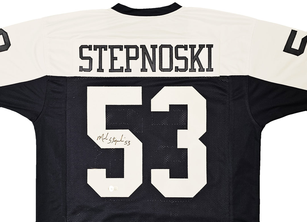 Dallas Cowboys Mark Stepnoski Autographed Signed Dark Blue Jersey Beckett
