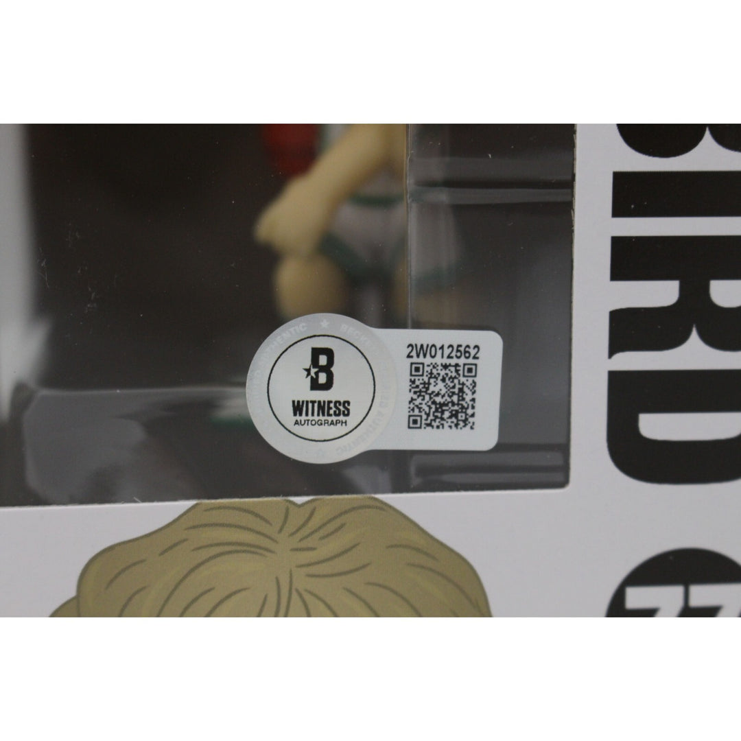 Larry Bird Autographed Boston Celtic Funko Pop! #77 Beckett 46468