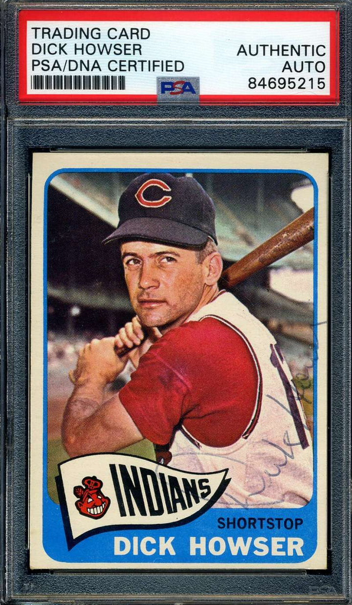 Dick Howser PSA DNA Signed 1965 Topps Autograph
