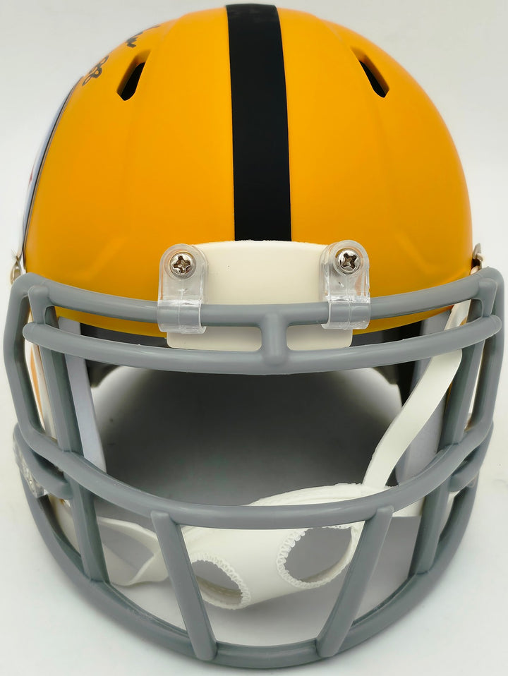 Jack Ham Signed Pittsburgh Steelers Yellow 2025 Alternate Speed Mini Helmet