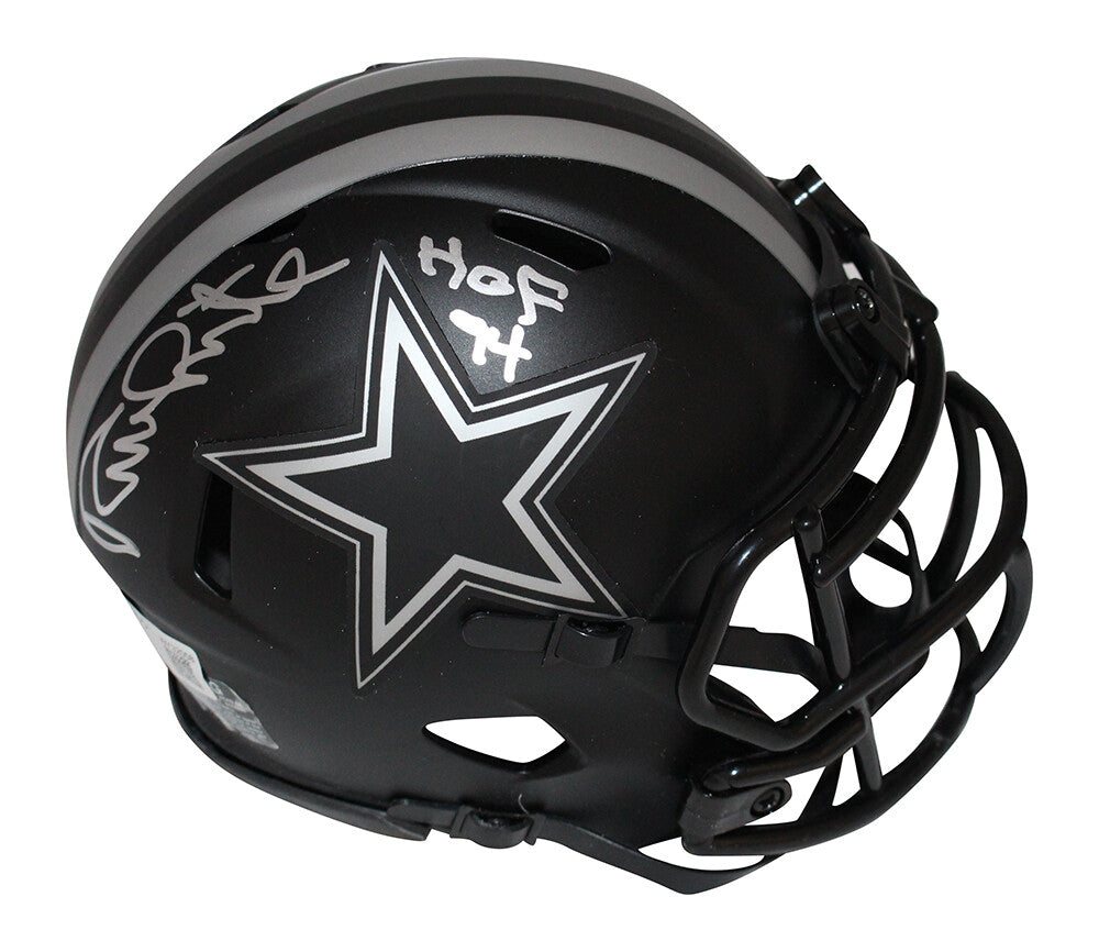 Randy White Autographed Dallas Cowboys Eclipse Mini Helmet Beckett 40504