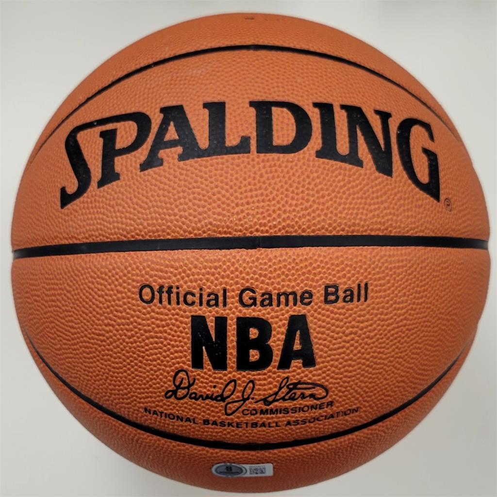 Mark Madsen signed NBA Official Spalding Game Ball Basketball Lakers Beckett BAS