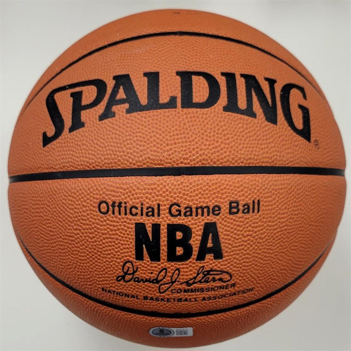 Mark Madsen signed NBA Official Spalding Game Ball Basketball Lakers Beckett BAS