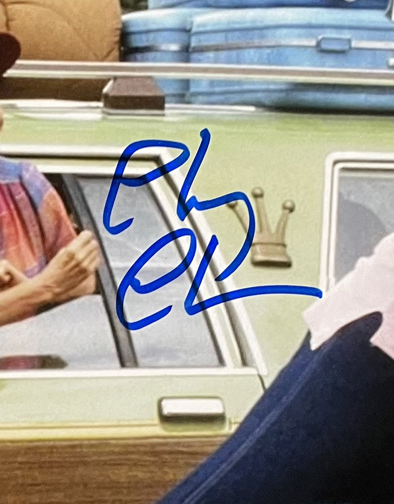 Chevy Chase Beverly D'Angelo Signed 12x20 National Lampoons Vacation Photo JSA