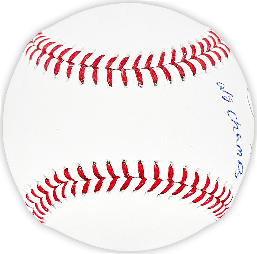 Hector Neris Auto Official 2022 WS MLB Baseball Astros "2022 WS Champs" Beckett