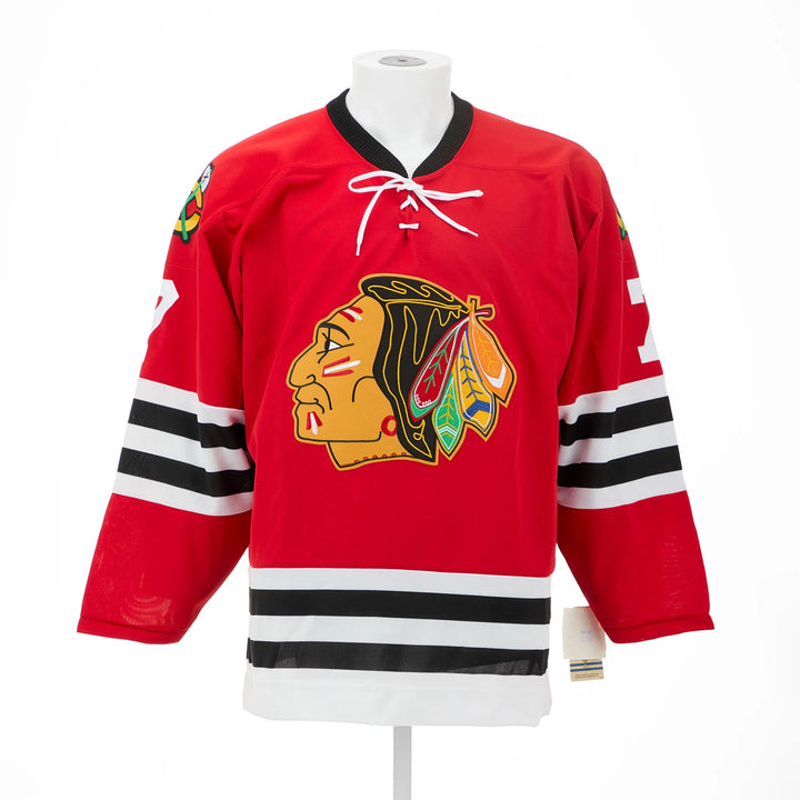 Phil Esposito Autographed Chicago Blackhawks Vintage CCM Jersey