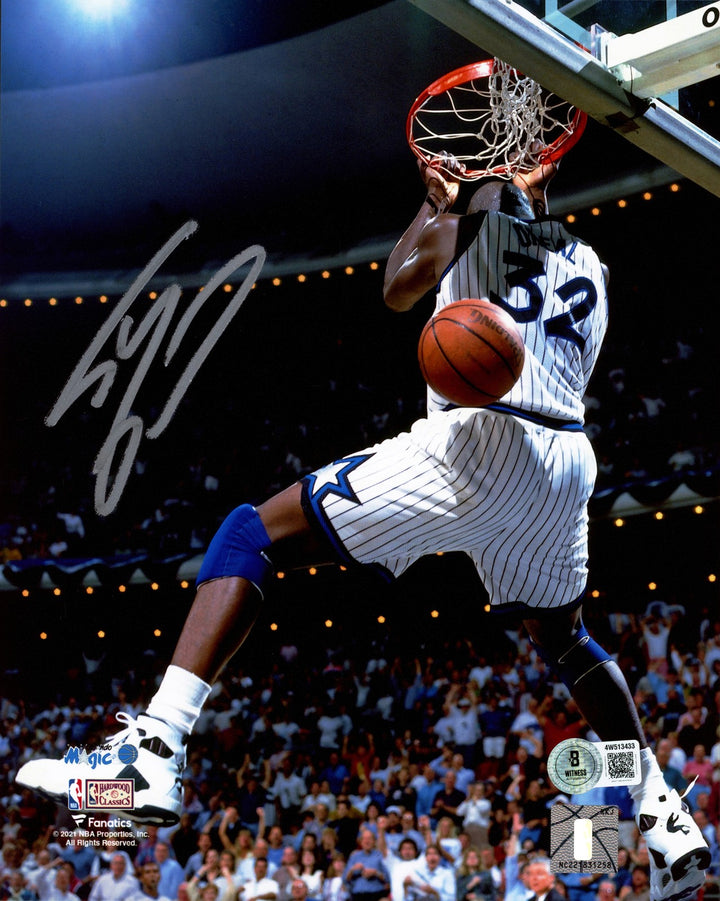 Shaquille Shaq O'Neal Signed 8x10 Photo Orlando Magic Beckett Witness