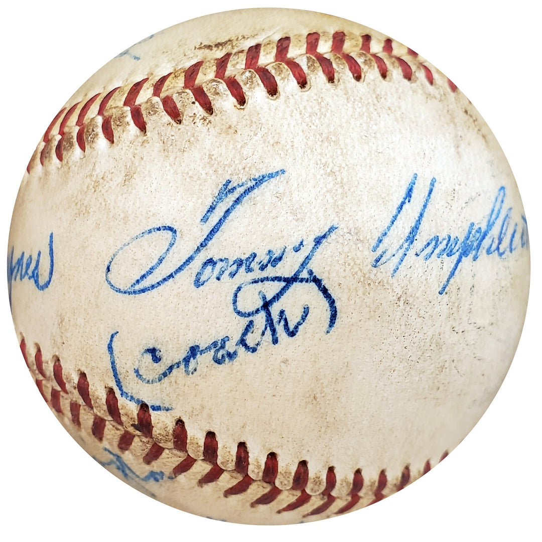 1955 Washington Senators Signed NL Baseball With 4 Total Signatures Joe Haynes