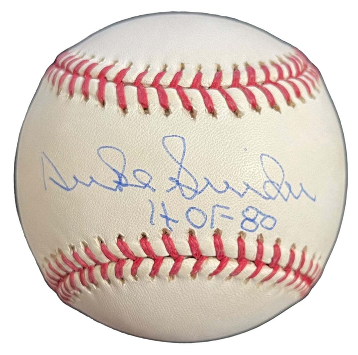 Duke Snider HOF 80 Autographed Official Major League Practice Baseball