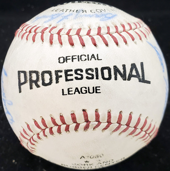 1983 Arizona State Signed Wilson Baseball 24 Sigs Barry Bonds Pre-Rookie Beckett