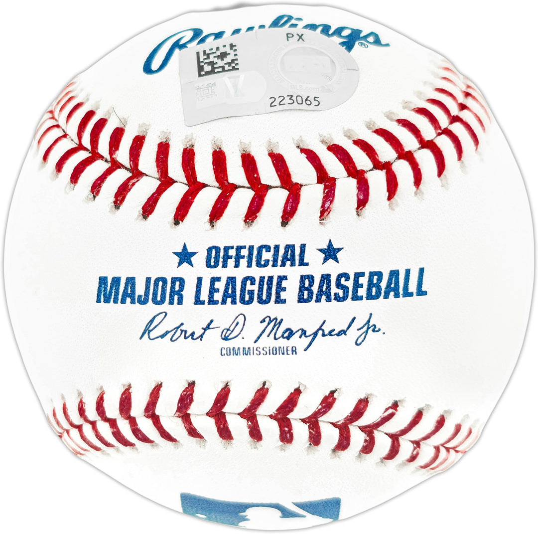Jacob Wilson Signed Official MLB Baseball Oakland A's Fanatics & MLB Holo
