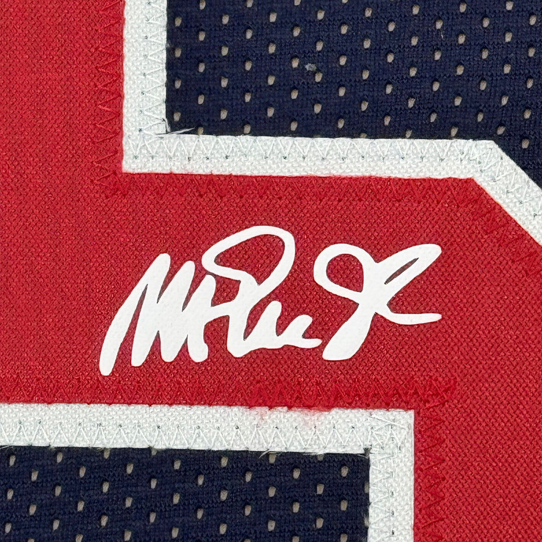 Framed Facsimile Autographed Earvin Magic Johnson 33x42 Reprint Laser Jersey
