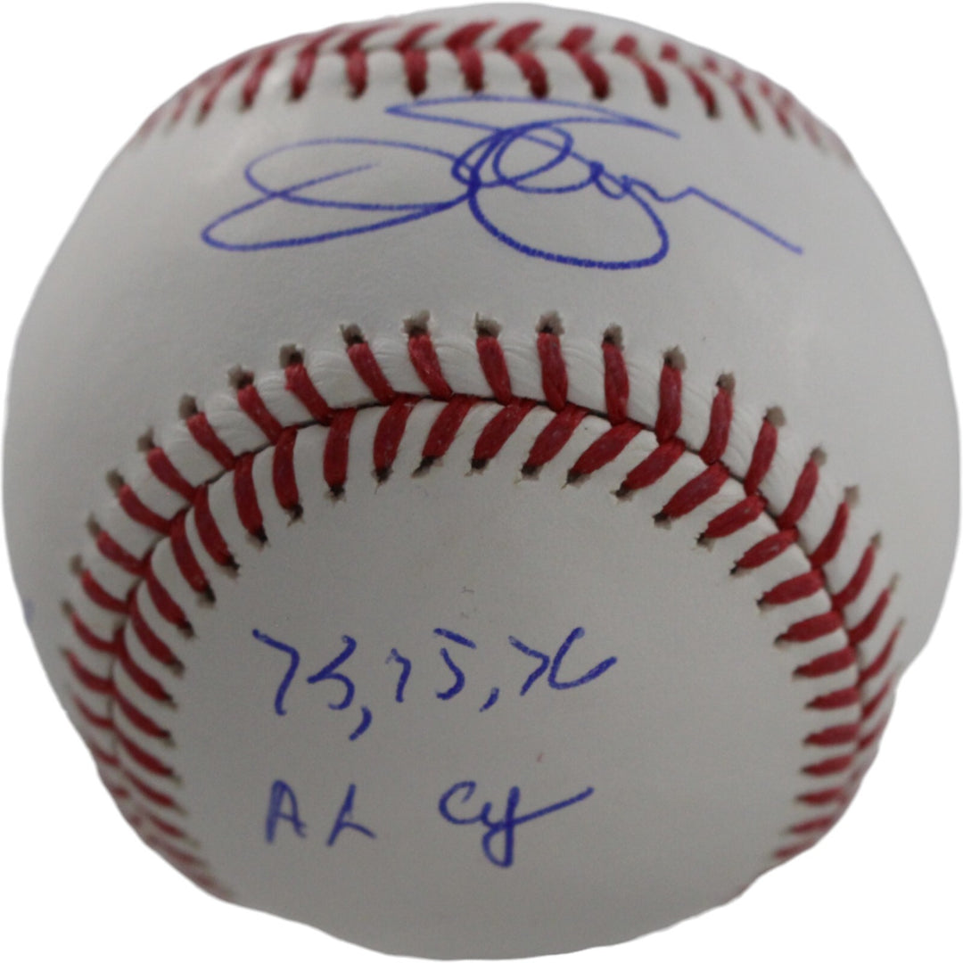 Jim Palmer Signed Baltimore Orioles OML Baseball 4 STAT Beckett 44487