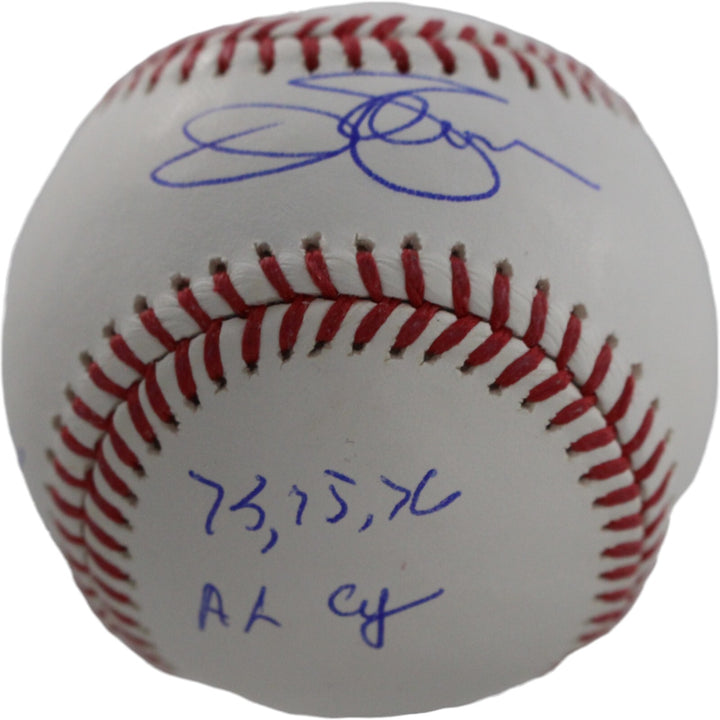 Jim Palmer Signed Baltimore Orioles OML Baseball 4 STAT Beckett 44487
