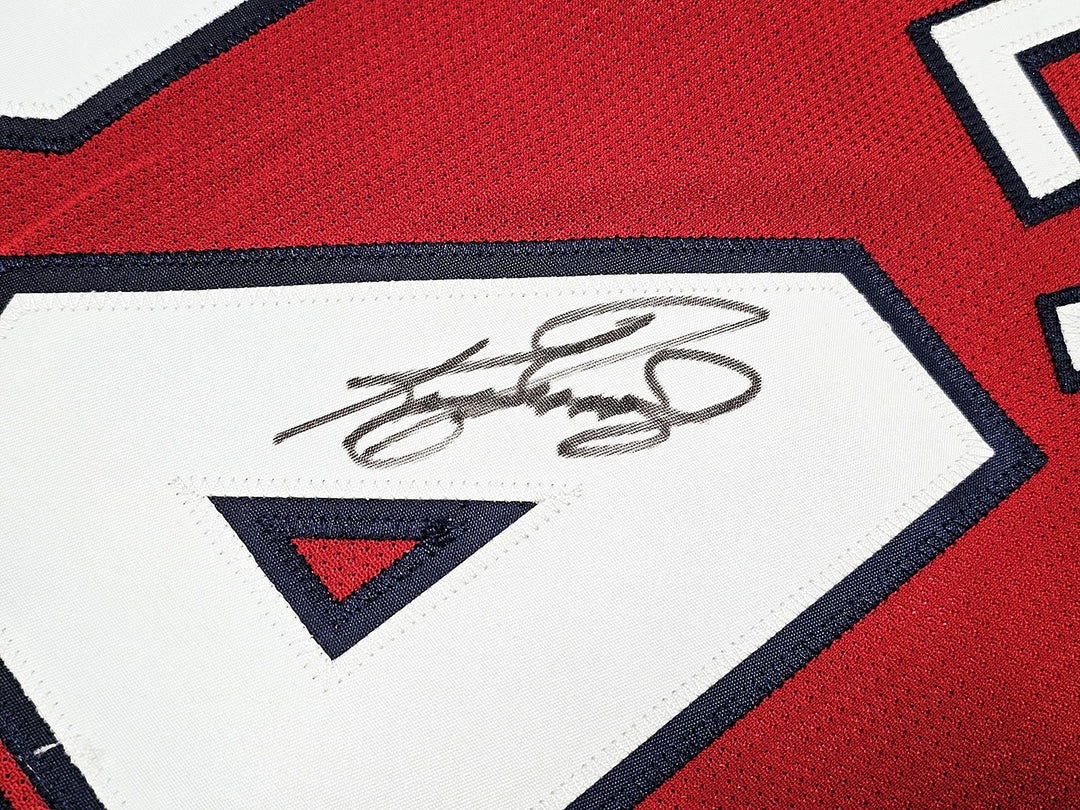 Mariners Ken Griffey Jr Auto Red Auth Mitchell Ness 97 AS Jersey Jackie Robinson