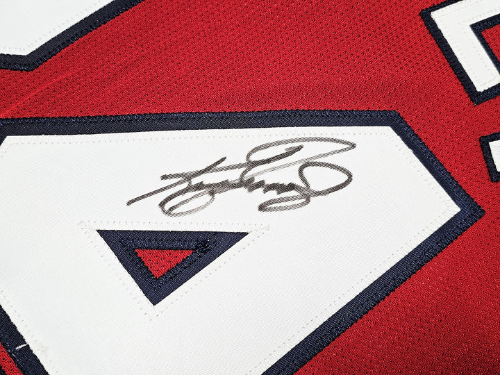 Mariners Ken Griffey Jr Auto Red Auth Mitchell Ness 97 AS Jersey Jackie Robinson