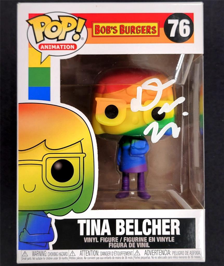Dan Mintz signed Tina Belcher Funko Pop Bob's Burgers autograph (A) Beckett BAS