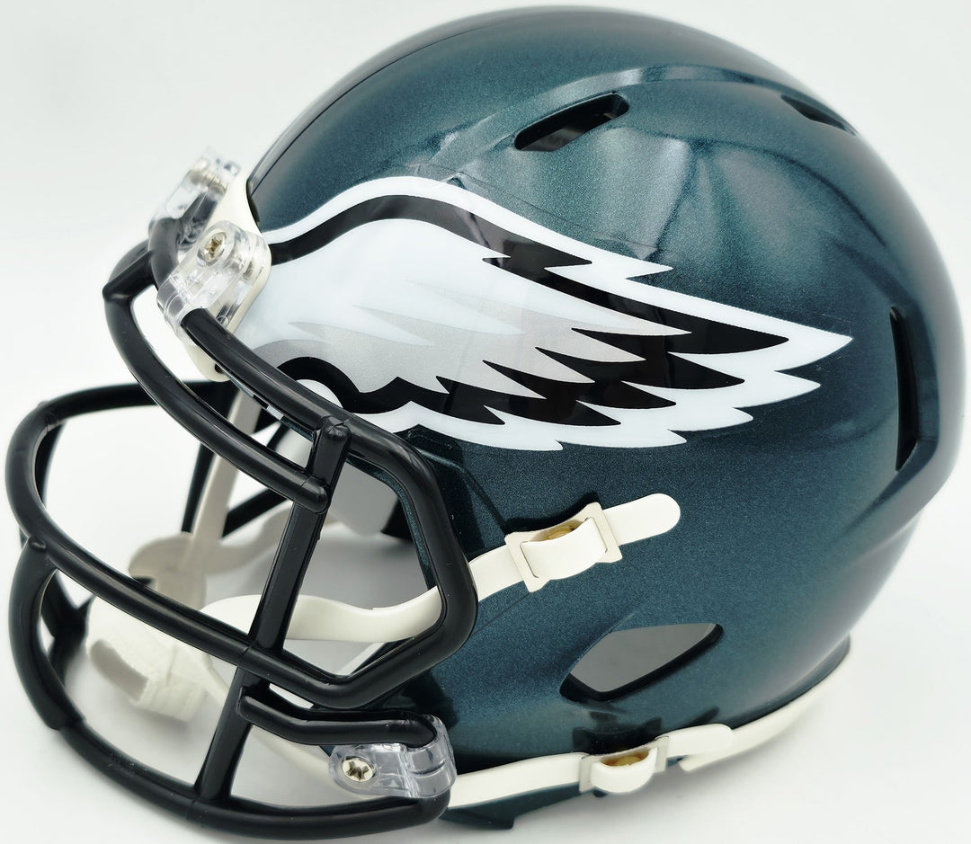 Eric Allen Signed Philadelphia Eagles Green Speed Mini Helmet Beckett