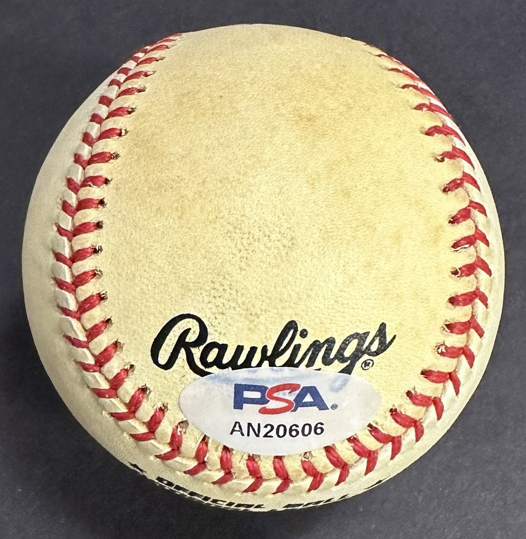 Judy Johnson Signed Official NL Baseball Bold Hof Autograph Negro League PSA COA