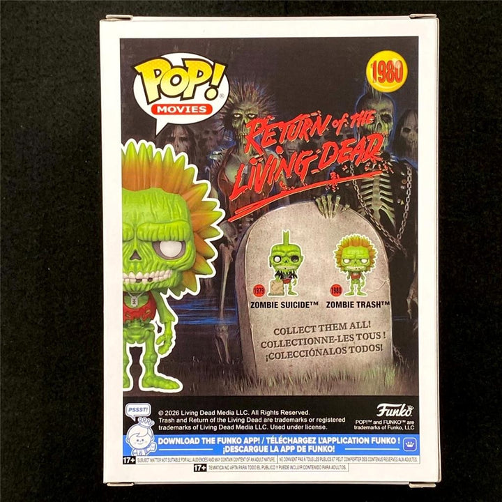 Linnea Quigley signed Zombie Trash Return of Living Dead Funko Pop! org auto JSA