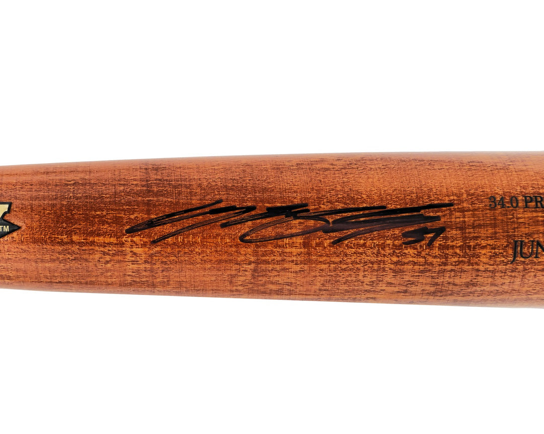 Jung Hoo Lee Auto Orange Old Hickory Player Model Baseball Bat Giants Beckett