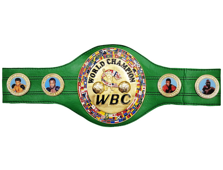 Mike Tyson Signed Green WBC World Championship Belt Beckett Witness
