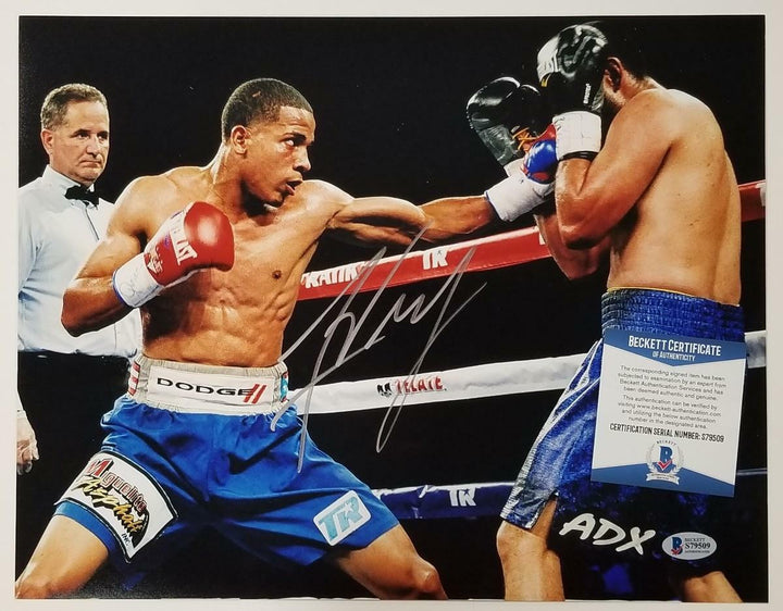 Felix Verdejo signed 11x14 photo #2 Boxing Autograph ~ Beckett BAS COA