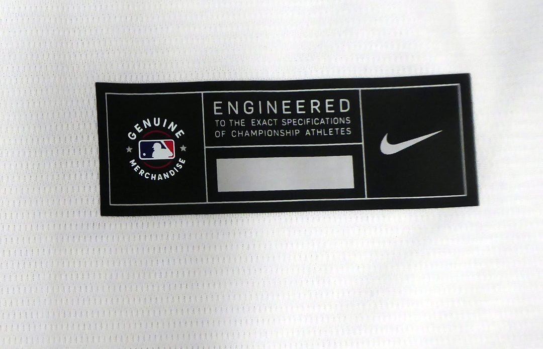 Cleveland Indians Shane Bieber Signed White Nike Jersey Size L Beckett