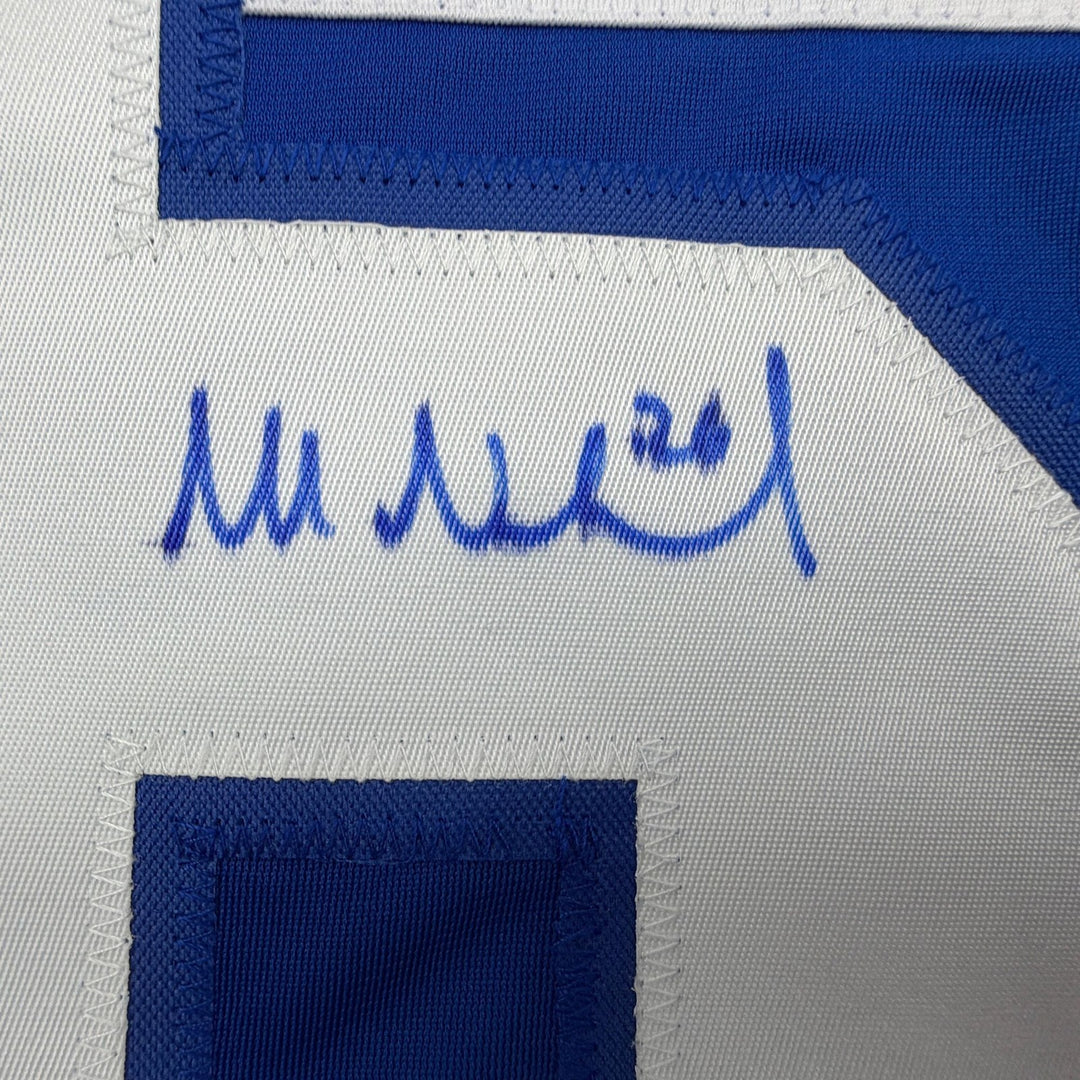 Autographed/Signed Mats Naslund Montreal Red Hockey Jersey Beckett BAS COA