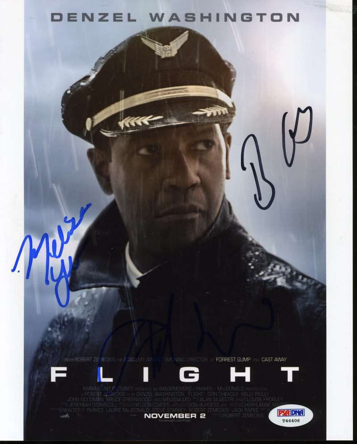 Bruce Greenwood Melissa Leo Signed Psa/dna 8x10 Photo Autograph Flight