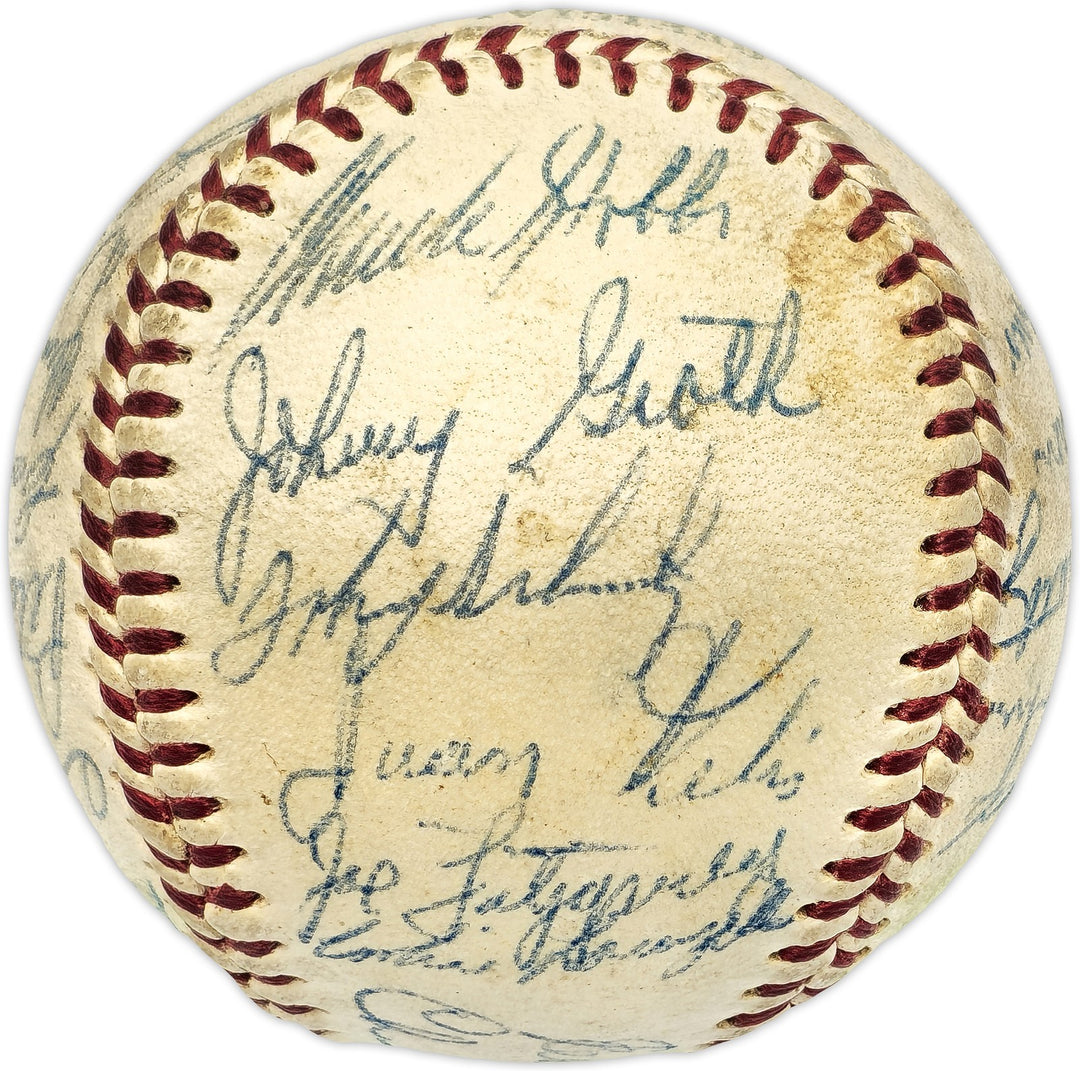 1955 Senators Team Signed Harridge AL Baseball 27 Sigs Killebrew Rookie Beckett