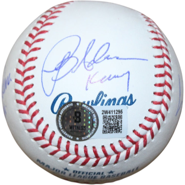 Sandlot Signed Babe Ruth OML Baseball Renna +6 Sigs Character Beckett 50748