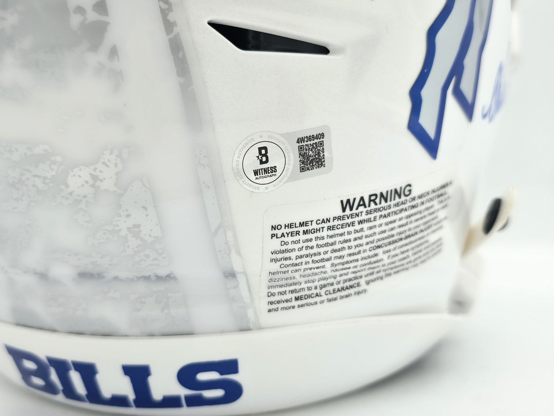Jim Kelly, Thomas & Reed Auto Bills White FS Authentic Hyper Speed Flex Helmet