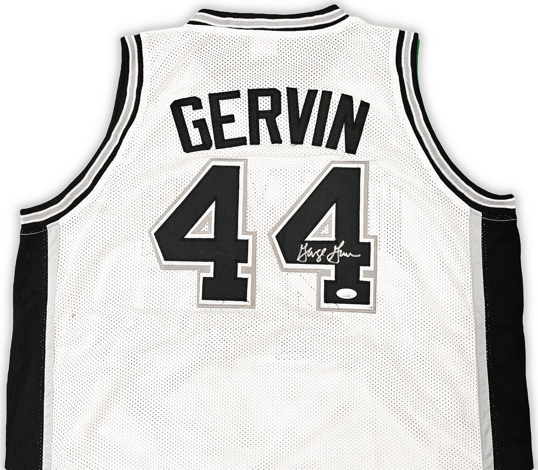 San Antonio Spurs George Gervin Autographed Signed White Jersey JSA