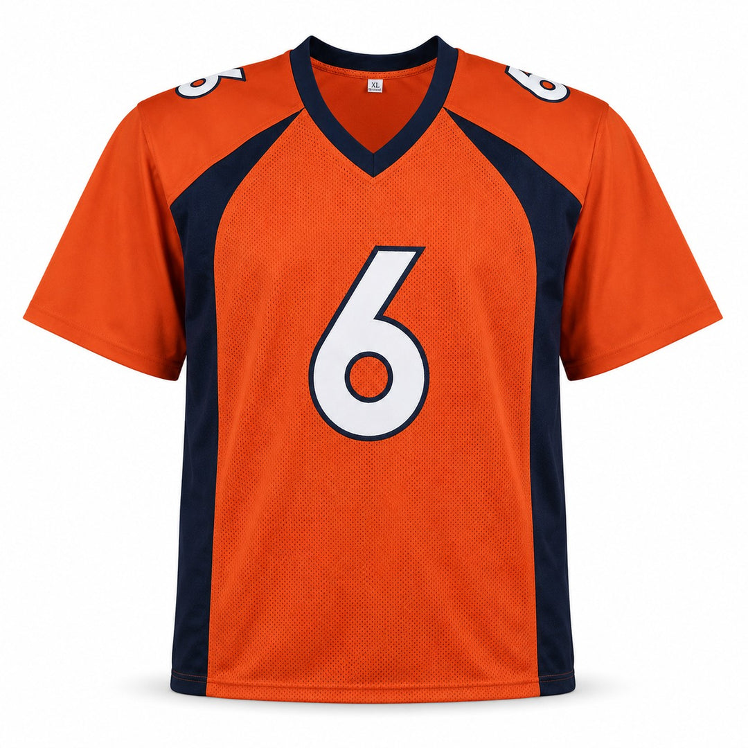 Denver Broncos Jay Cutler Signed Orange Jersey Beckett BAS Witness