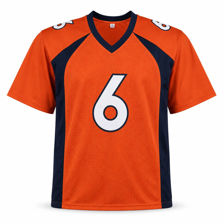 Denver Broncos Jay Cutler Signed Orange Jersey Beckett BAS Witness