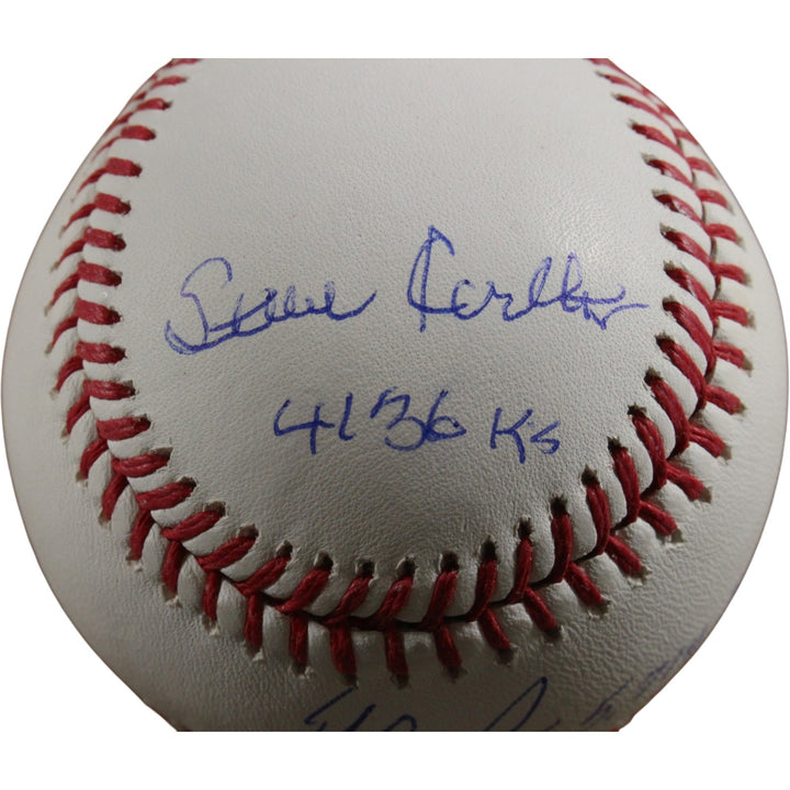 4000 K's Autographed OML Baseball Ryan Johnson Clemens Carlton Beckett 57265