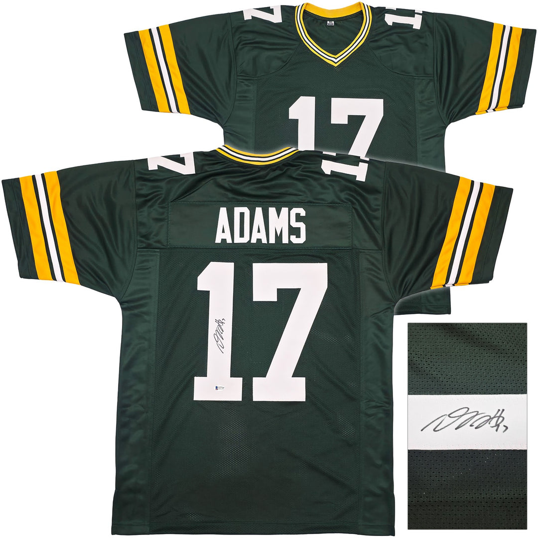 Green Bay Packers Davante Adams Signed Green Jersey Beckett Witness