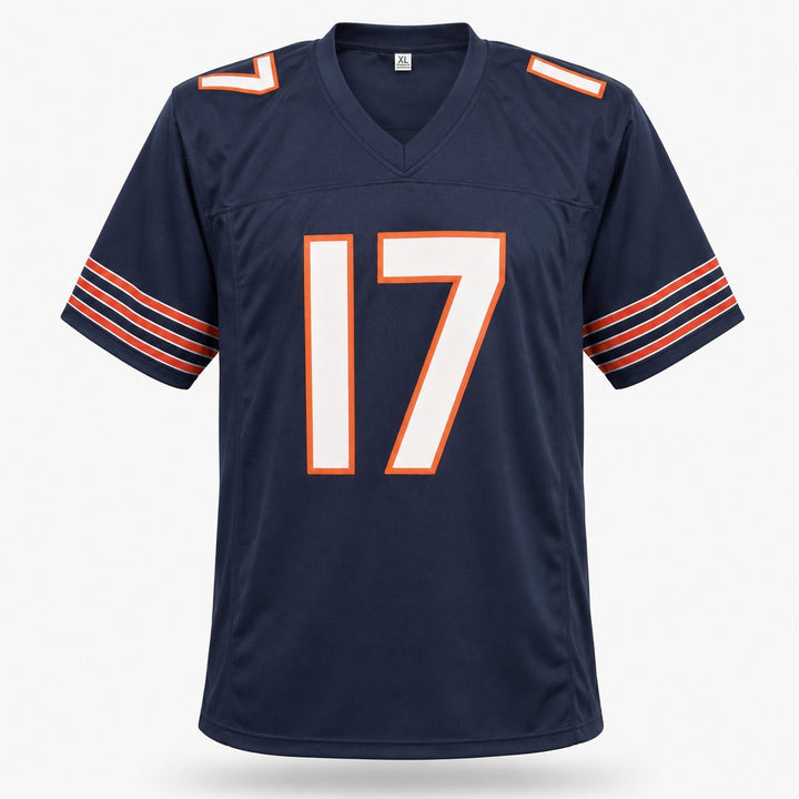 Chicago Bears Tyson Bagent Signed Blue Jersey Beckett BAS QR