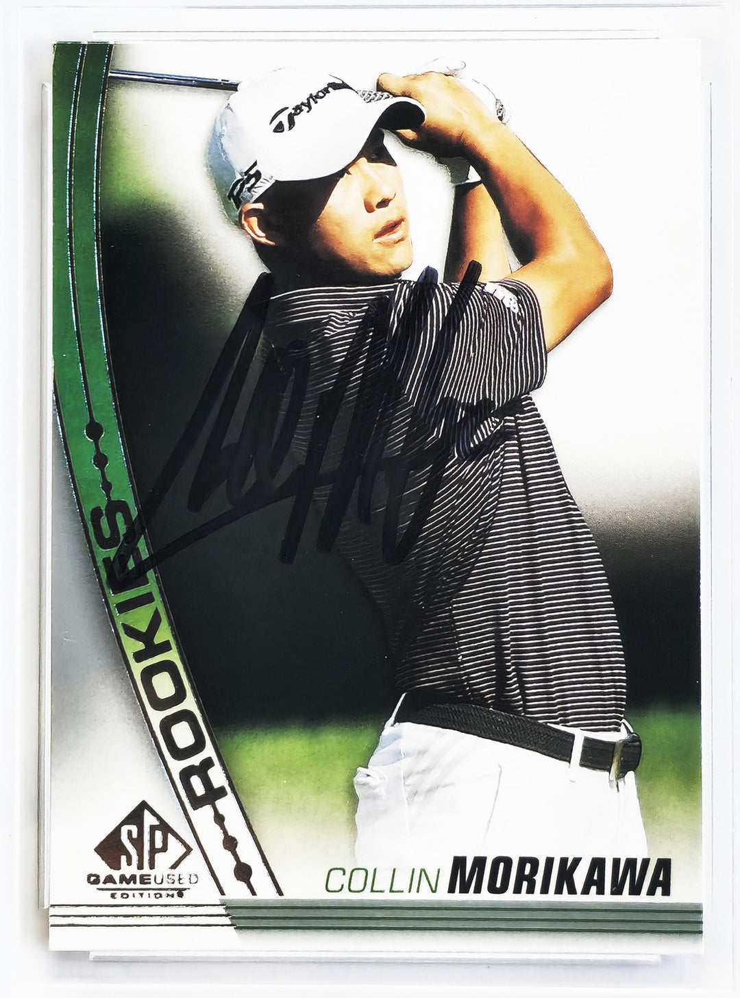 Collin Morikawa Signed 2021 Upper Deck SP Game Used RC 38 Beckett #15500555